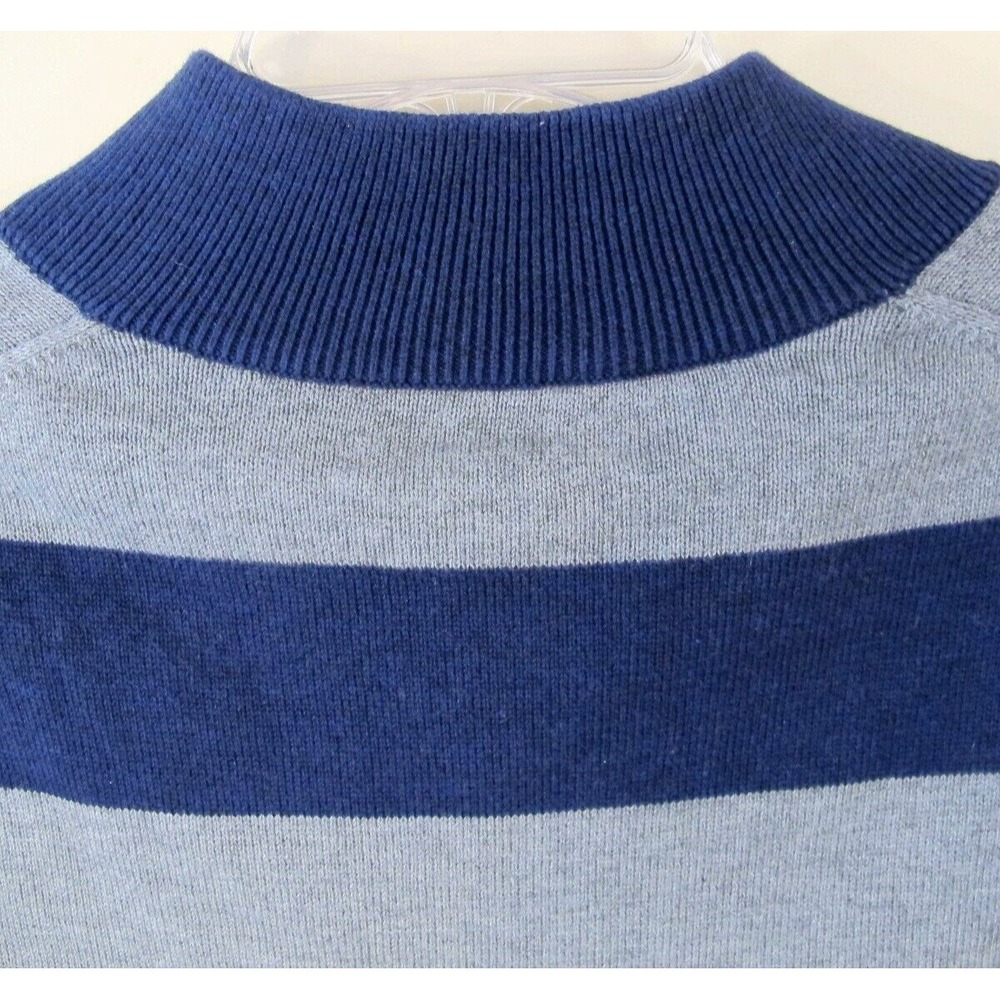Vineyard Vines 3-Button Pullover Henley Striped Sweater Men's Medium Cotton‎ - Picture 6 of 7